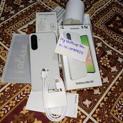 Samsung's galaxy A56 PTA approved official 12 GB RAM 256 GB memory