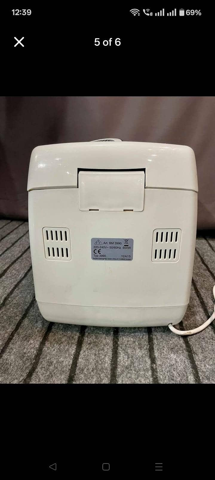 Severin Bread Maker Fully Automatic 600W 3