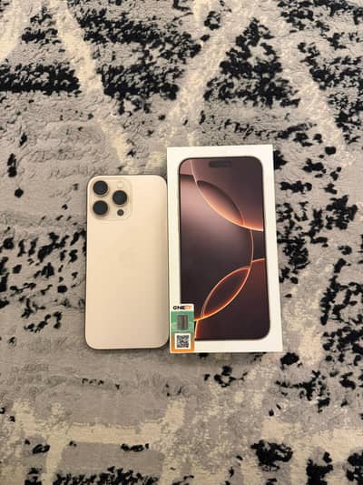 IPHONE 16 PRO MAX 256GB PTA APPROVED COMPLETE BOX