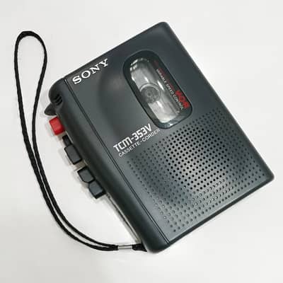 Vintage Sony TCM-353V Cassette-Corder with VOR and Variable Speed Cont