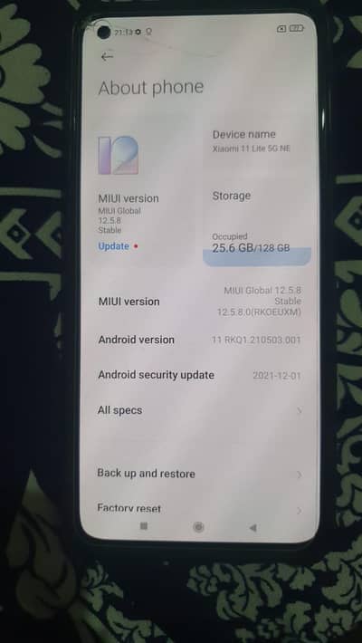 Xiaomi 11 lite 5g ne non pta Germany import