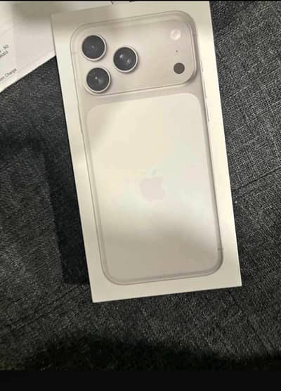 Iphone 17 Pro Max 512GB Box Packed NON PTA Silver White