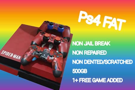 PS4 500GB A++ Like New | Non-Jailbreak | 3 Controllers + 1 Free game
