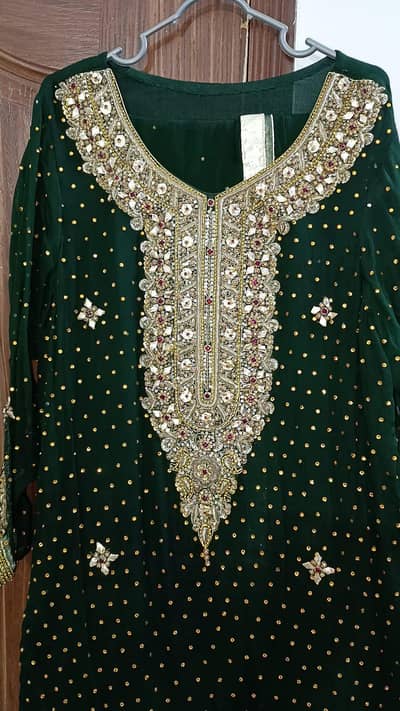 pure chiffone hand embellished formal dress