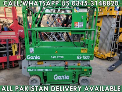 Genie GS-1530 21 Ft Scissor Lift for Sale, Man Lift for Sale Work Lift