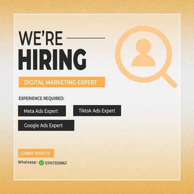 Male & Female Digital Marketer