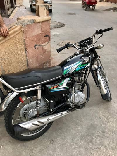 Honda cg125 model 2023 HYDERABAD number