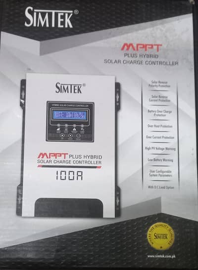 SIMTEK MPPT HYBRID SOLAR CHARGE CONTROLLER 100A