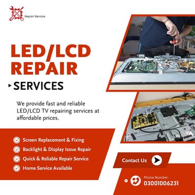 LED repair, LCD Plazma Tv Repair, Automatic washing machine Repairing