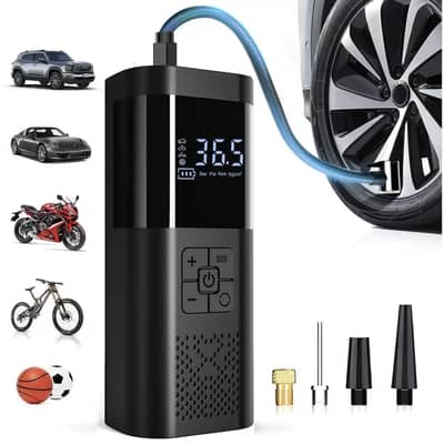 Tyre Air Pressure Pump for Cars and Bikes