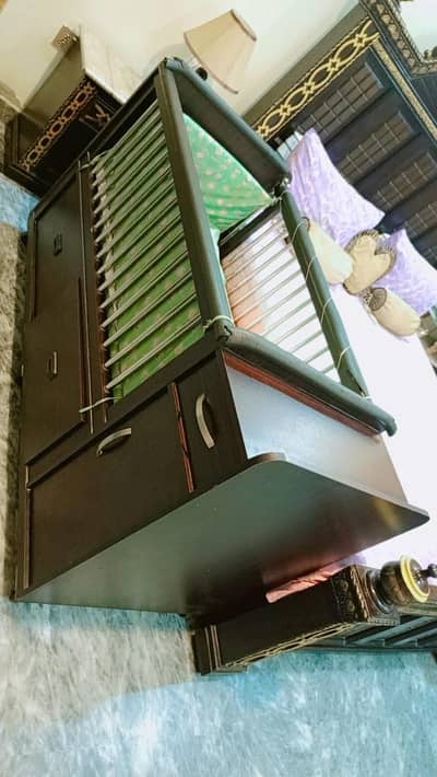 Baby Cot bed moveable with mattress n side foam sheet