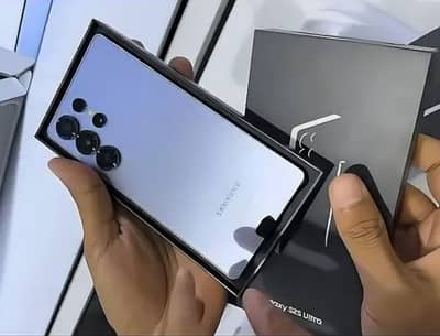 S25 Ultra just Box Open Titanium silver blue TDRA UAE varient