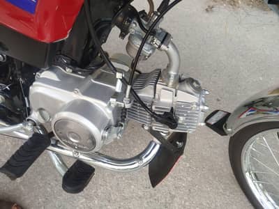 all okay bike red colour bike 2024 model Islamabad number