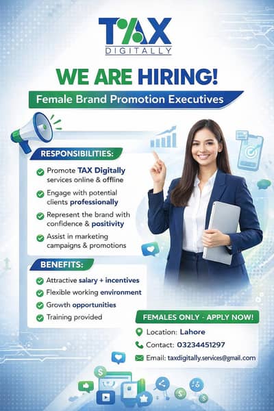 Brand Promotion Executive (Female Only)