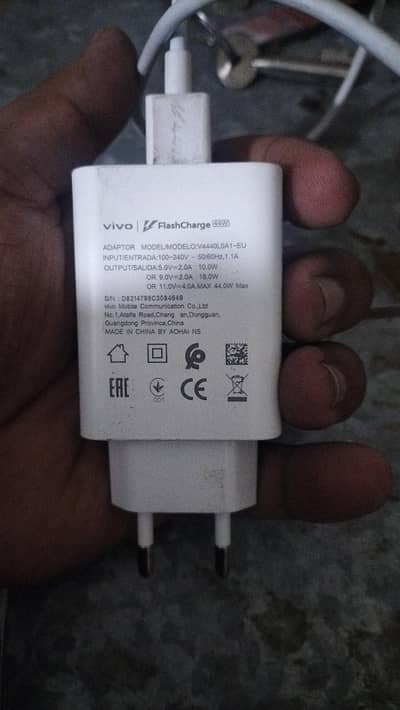 vivo y36 y55 charger 44watt original