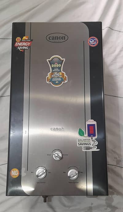 Canon instant geyser 12 L with adapter for sale