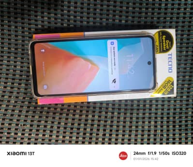 tecno spark 20 8+8  +128 complete box condition 10 bye 10