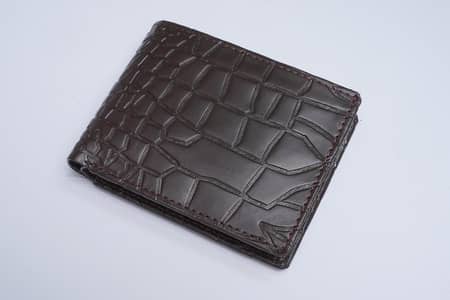 Men's leather wallet  smart shape