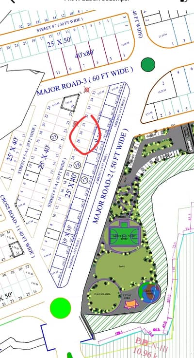 G - Block Extension 4 Marla Pair Possession Plot   Newcity Phase - 2