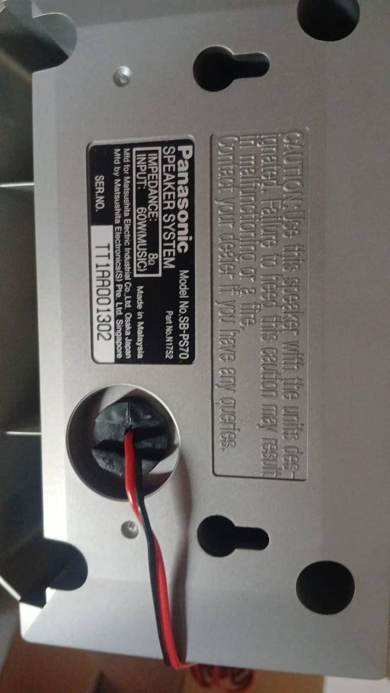 Panasonic Speaker System 2