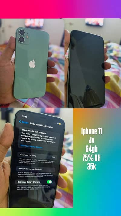 iphone 11 green 64gb jv 75% bh