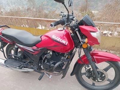 SUZUKI GR 150 LUSH CANDITION MUZAFFARABAD NUMBER