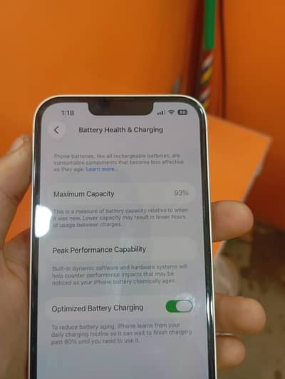 Bay pass 128GB 93 health