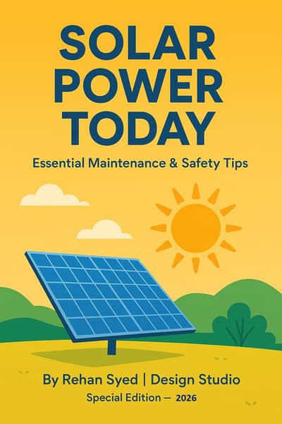 Solar Power Today–Essential Maintenance & Safety Tips (DIGITAL/EBOOK)