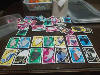 BTS Uno game