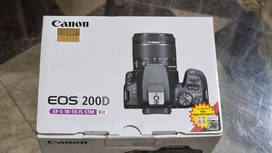 Canon EOS 200D Kit (White) | Full Box | Almost Unused