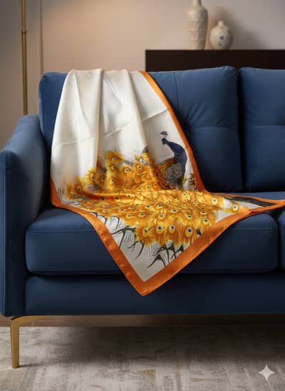  Pure Silk Printed Luxury Stoller – Soft, Elegant & Premium Feel