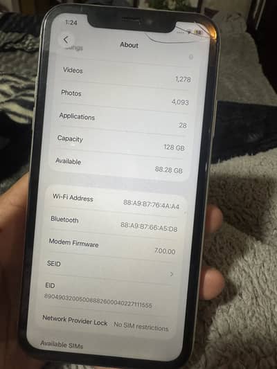 Iphone 11 128gb FU