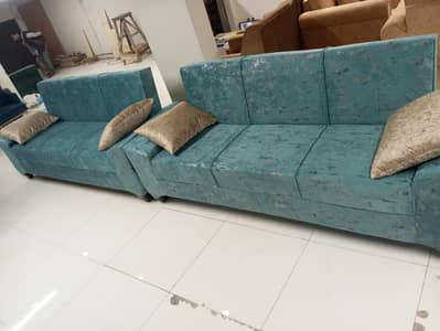 stools, Sofa combed, puffy set, mirror,tea trolly