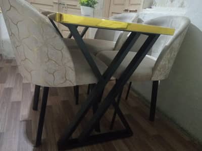 dinning table / 4 chair dining  /  new dining  /  wooden dining