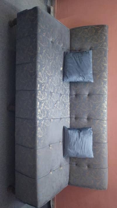 sofa set, 2 sofa cum bed