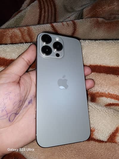 Iphone 16pro max sim working 256gb waterpake 100 heath