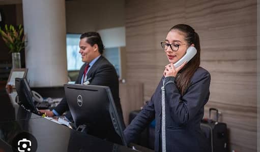 JOB AVAILABLE FOR FEMALE/ MALE RECEPTIONIST