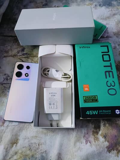 Infinix Note 30 16gb/256gb With Box Charger