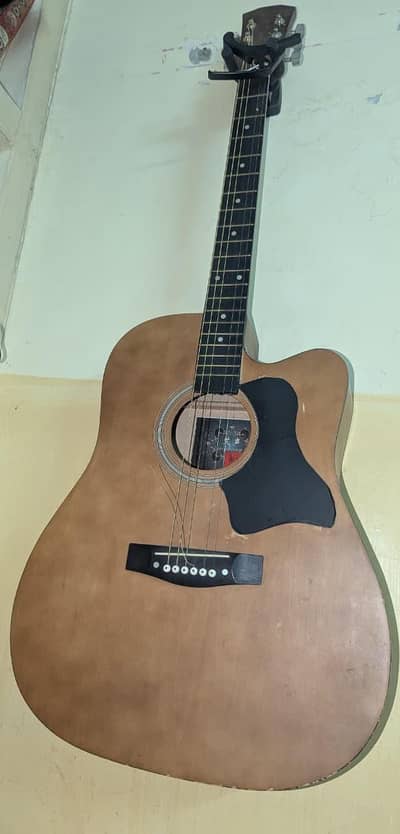 Large size wooden guitar