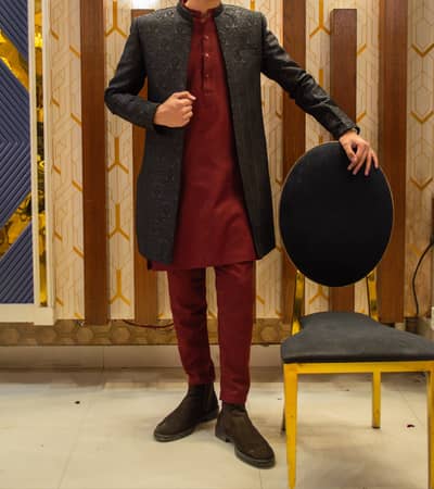 black long prince coat