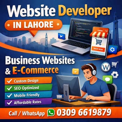 Website Developer in Lahore | Business Website & E-Commerce