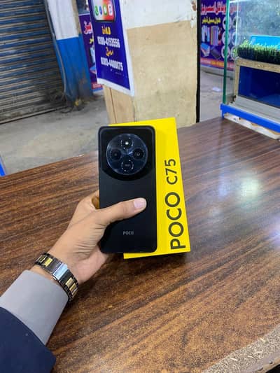 poco c75 8gb 256gb box charger available h