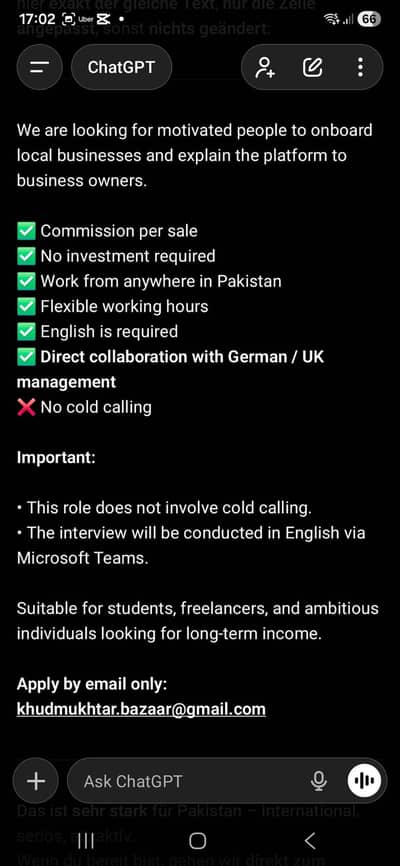 Physical marketing job for onboarding local business on our website