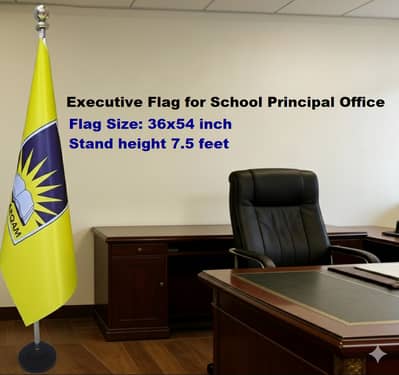 50% OFF Office Flag with Stand | Company Logo Flag– 7500Rs till 30 JAN