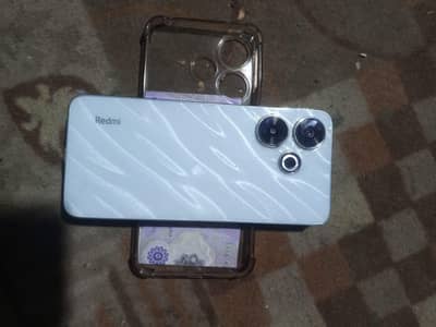 Redmi 13 8+128+box available charger available