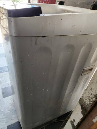 Haier Automatic Washing machine gear khrab ha or body ko Zang lga ha