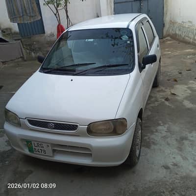 2002 model alto white CNG petrole Ac on engine gair starting lights ok