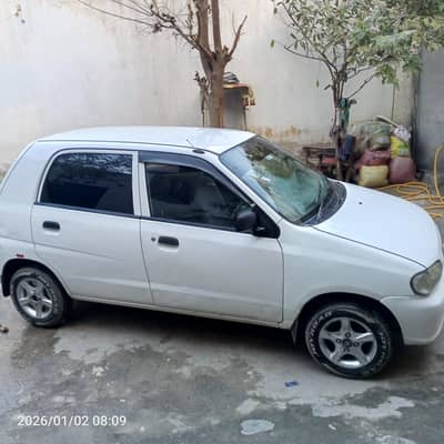 2002 model alto white CNG petrole Ac on engine gair starting lights ok