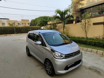 MITSUBISHI EK WAGON MODEL 2014 REG. 2017 (B2B) ORIGINAL SILVER COLOR