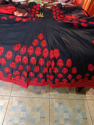 embroidered ready to wear frock